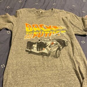 Back to the Future Graphic Tee - Gray